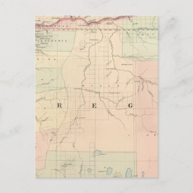 Oregon Vykort (Framsida)