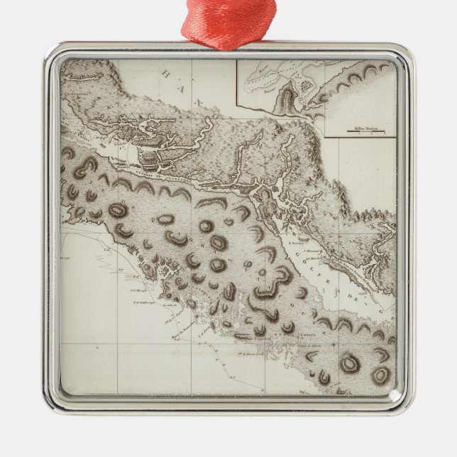 Oregon Washington British Columbia Julgransprydnad Metall (Framsidan)