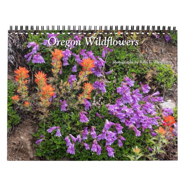 Oregon Wildblomkalender Kalender (Omslag)