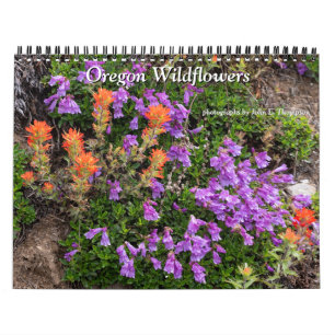 Oregon Wildblomkalender Kalender