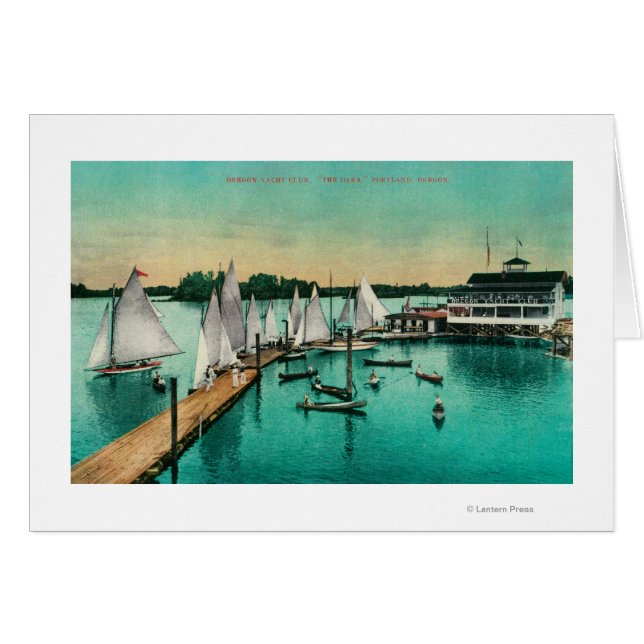 Oregon Yacht Klubb Hälsningskort (Framsidan Horizontal)