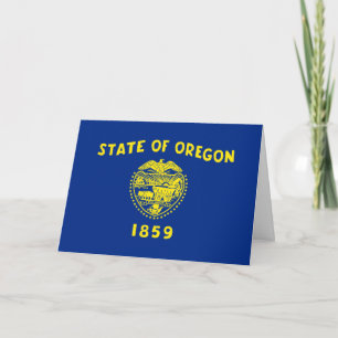 Oregonflagga, Flagga Oregon Kort