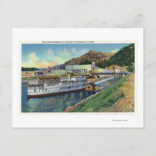OregonLake Bonneville Steamer Docked vid Vykort