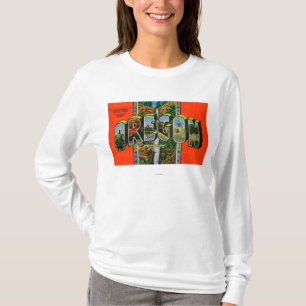 OregonLarge brevplatser T-shirt