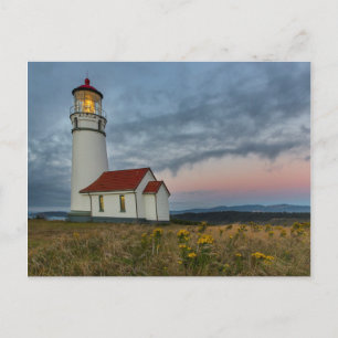 Oregons äldsta fyr vid Cape Blanco State Vykort