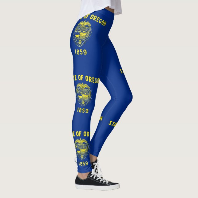 Oregons delstatsflagga leggings (Höger)