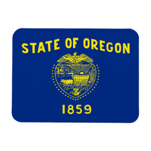 Oregons delstatsflagga magnet