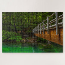 Oregons huvudvattenbro i floden McKenzie