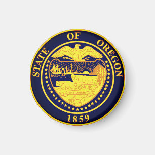 Oregons sigill magnet