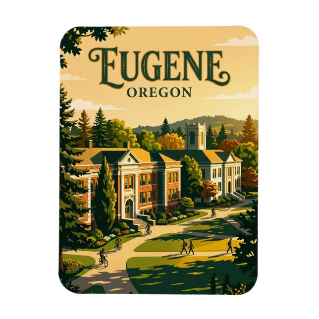 Oregons universitet USA Magnet (Vertikal)