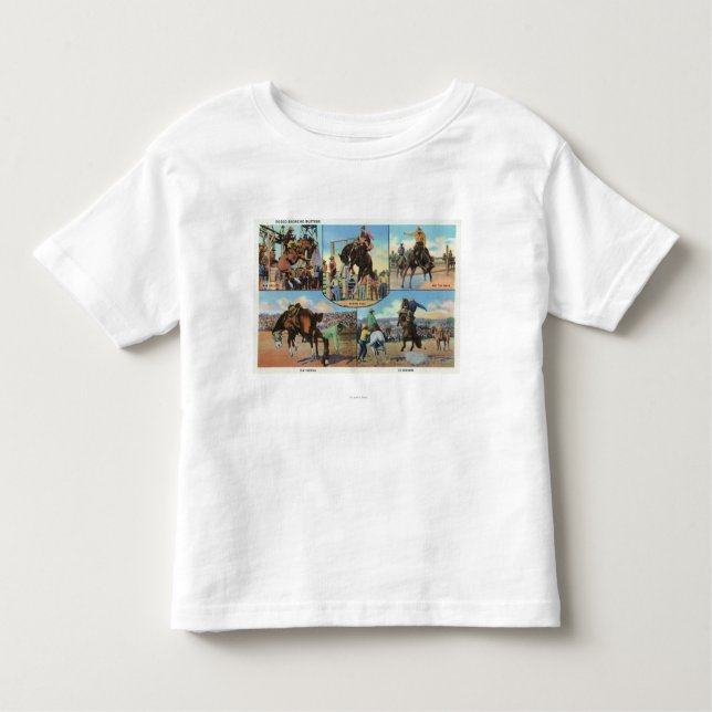 OregonScenic beskådar av RodeoBroncorackare T-shirt (Framsida)
