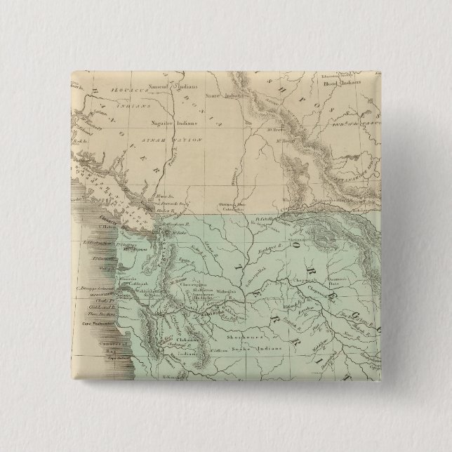 Oregonterritoriet Knapp (Framsida)