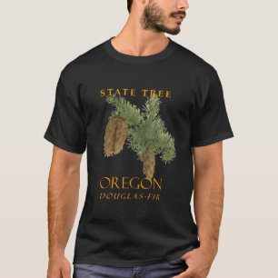 Oregonterritoriets Träd Douglasgran T Shirt