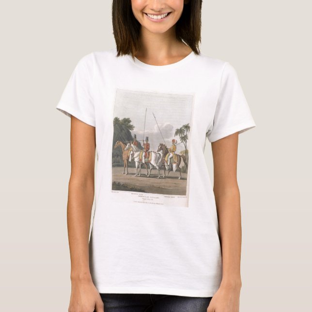 Oreguljär kavallry, Bengal Army 1817, plåt 5 från T-shirt (Framsida)
