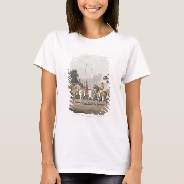 Oreguljär kavallry, Bengal Army 1817, plåt 5 från T-shirt (Framsida)