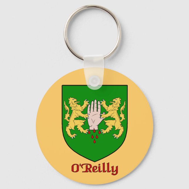O'Reilly Family Shield Keychain Nyckelring (Framsida)
