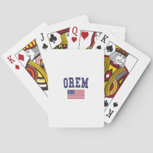 Orem US Flagga Spelkort