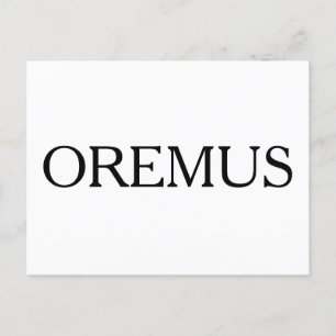 OREMUS-vykort Vykort