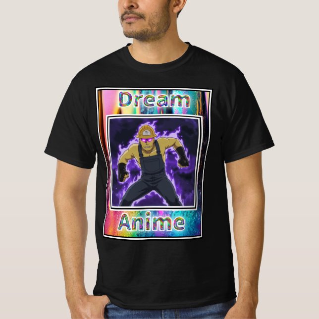 Oren Miner Dream Anime T Shirt (Framsida)