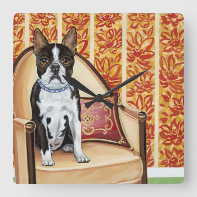 Oreo Cookie Boston Fyrkantig Klocka (Framsida)