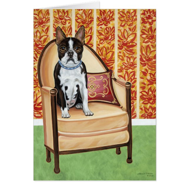 Oreo Cookie Boston Hälsningskort (Framsidan)