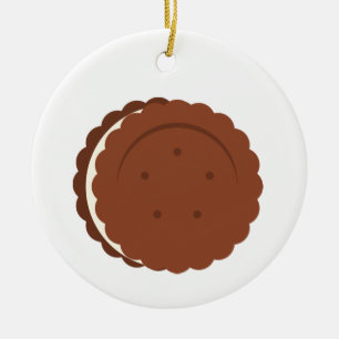 Oreo Cookie Julgransprydnad Keramik