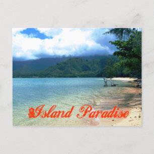 Öresekort för Paradise Travel Postcard Vykort