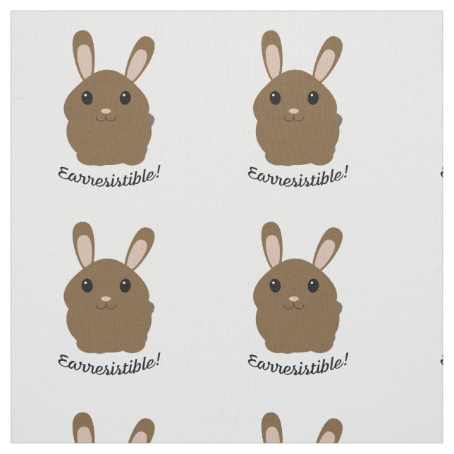 Öreslig Bunny Tyg (Provkarta)