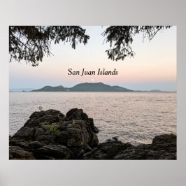 Öresund över San Juan-öarna Poster