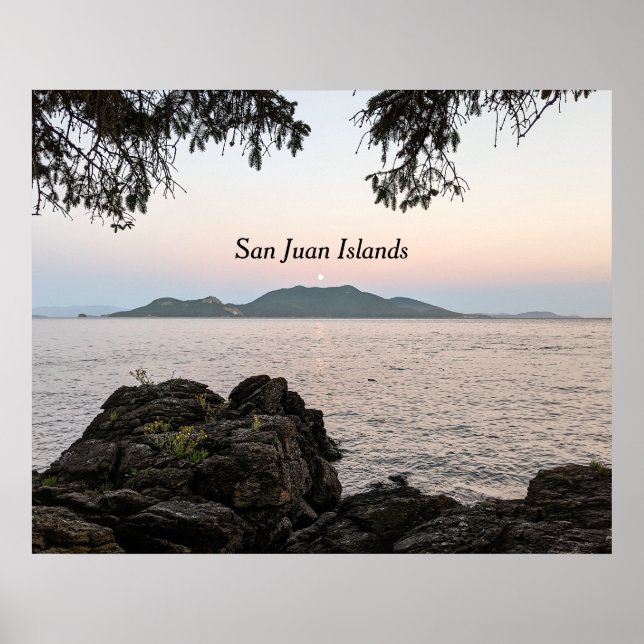 Öresund över San Juan-öarna Poster (Framsidan)