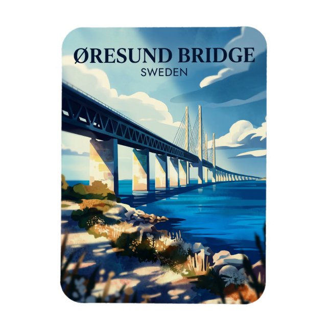 Öresundsbron Sverige Magnet (Vertikal)