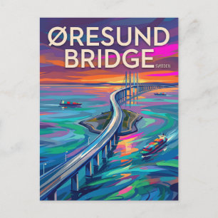 ÖRESUNDSBRON Sverige Vykort
