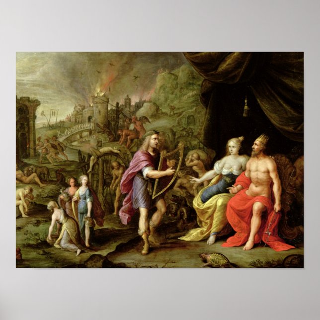 Orfeus i undervärlden poster (Framsidan)