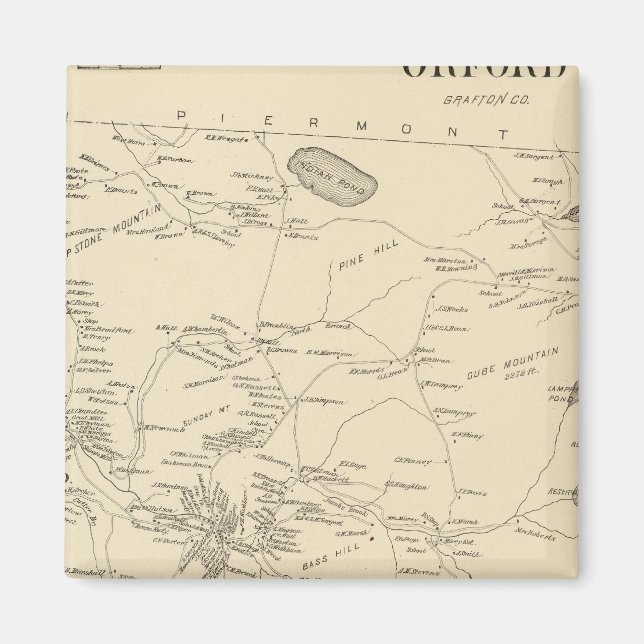 Orford, Grafton Co Magnet (Framsidan)