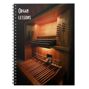 Organ Anteckningsbok Med Spiral