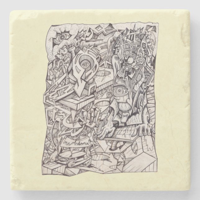 Organ av oro stenunderlägg (Framsidan)