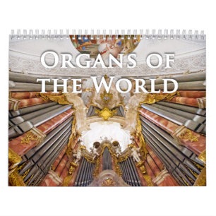 Organ av världen leda i rör organkalendern kalender