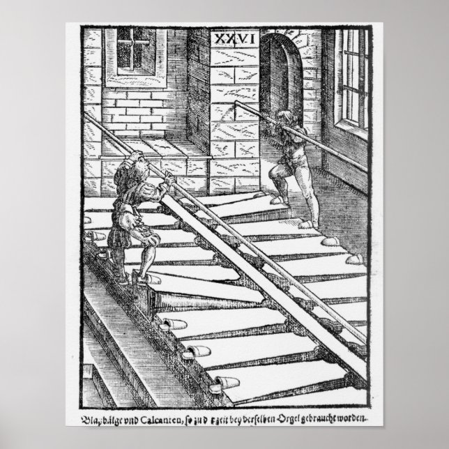 Organ Bellows och Blowers Poster (Framsidan)