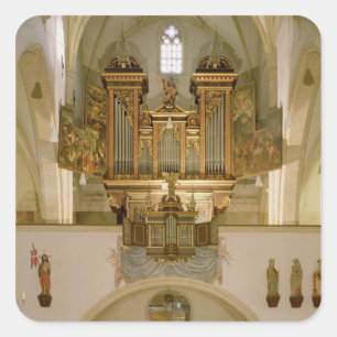 Organ c.1618 fyrkantigt klistermärke