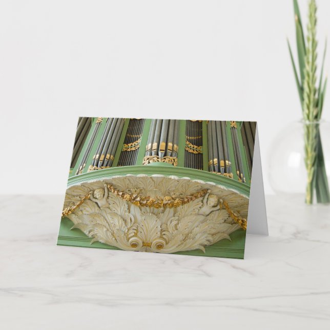 Organ Deventer, nederländskt hälsningkort Kort (Framsida)