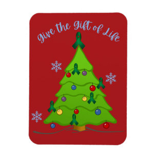 Organ Donation Medvetenhet Julgran Högtid Magnet