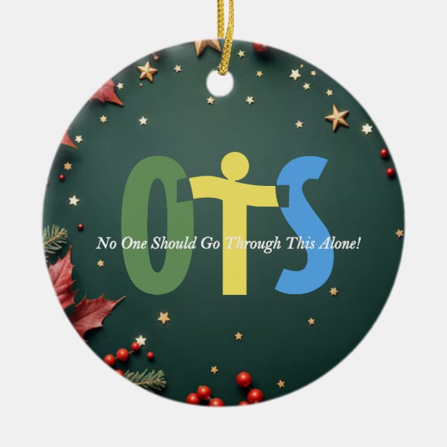Organ Donation Medvetenhet Ornament Jul (Framsidan)