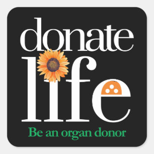 Organ Donator Ge Liv Klistermärken