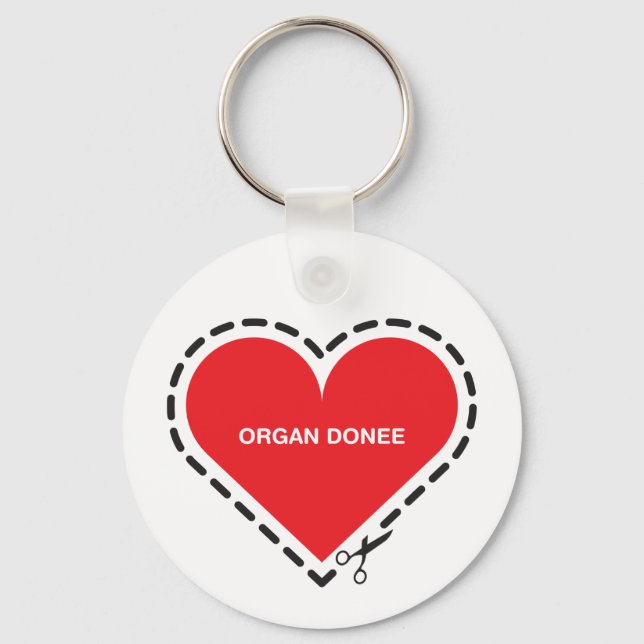 Organ Donee Keychain Nyckelring (Framsida)
