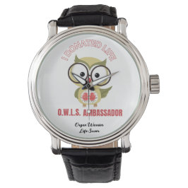 ORGAN DONOR E-WATCH ARMBANDSUR