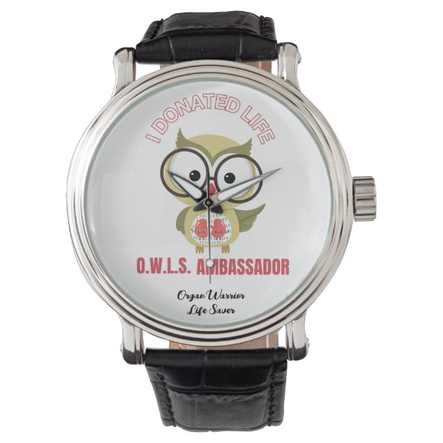 ORGAN DONOR E-WATCH ARMBANDSUR (Framsida)