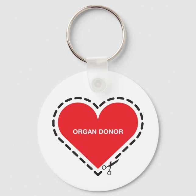 Organ Donor Keychain Nyckelring (Framsida)