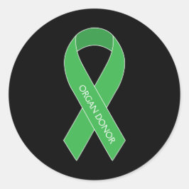 Organ Donor Runt Klistermärke