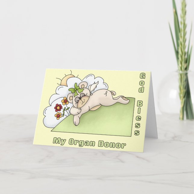Organ Donor, tack (Framsida)