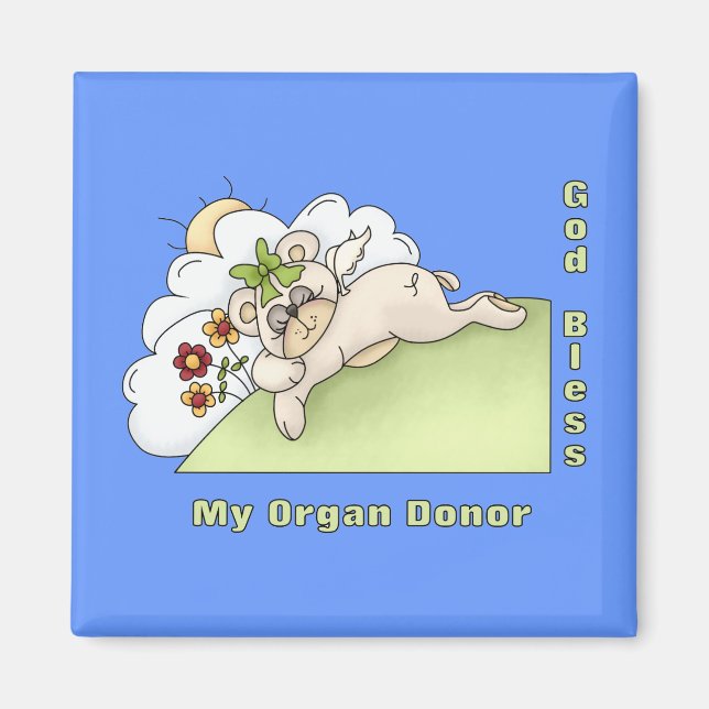 Organ Donor, tack Magnet (Framsidan)